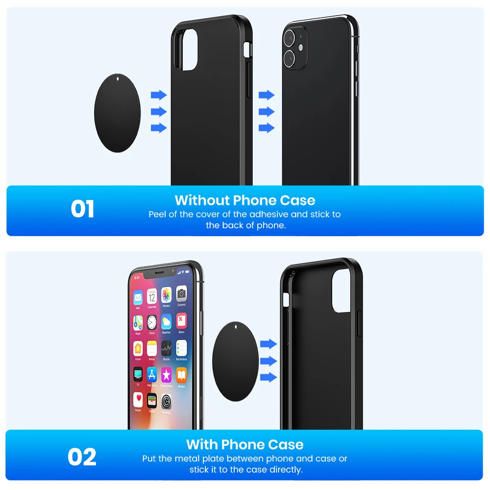 Magnetic Car Phone Holder - Strong and Secure Mount